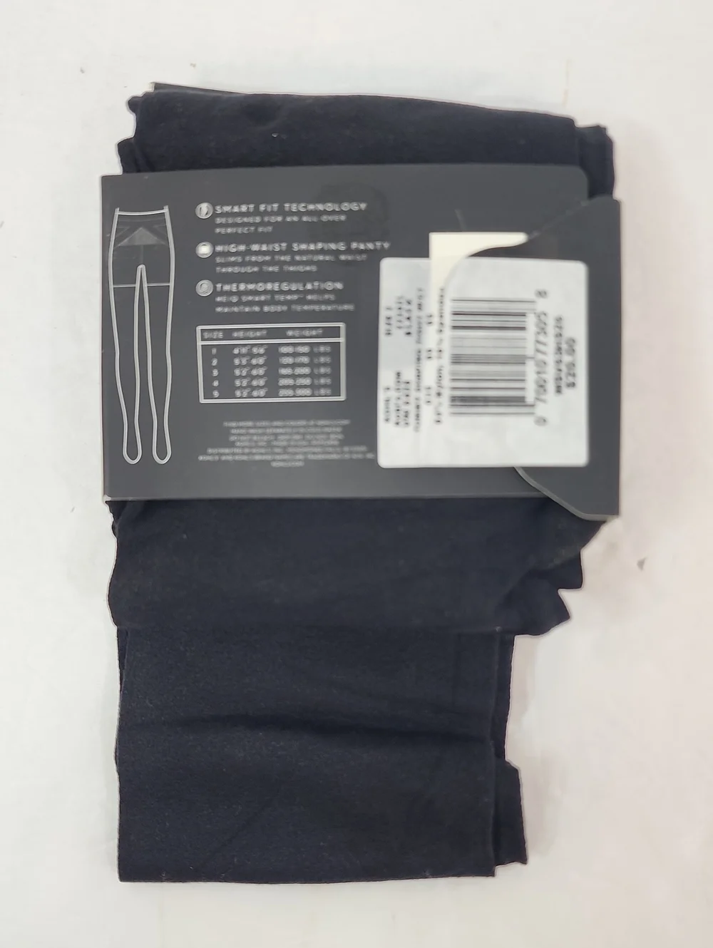 Simply Vera Vera Wang Black Tummy Control Shaping Tights Size 2 NWT